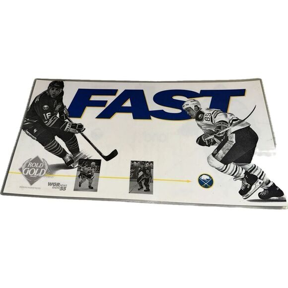 Lot of 5 Buffalo Sabres NHL Laminated Sign Fast Fuhrious‎ WGR 1993 LaFontaine - Picture 2 of 5